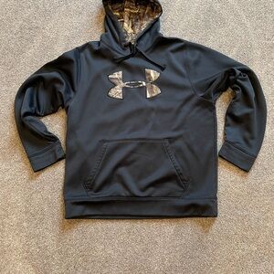 Under Armour Black Pullover with Camo Logo